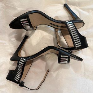 French Connection Black High Heel Sandals